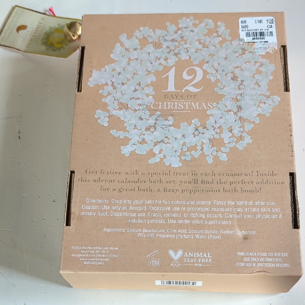 New Holiday Countdown Bath Bomb Set - Picture 3 of 3